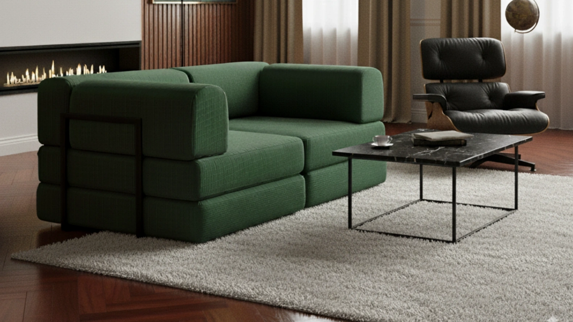 Two-Seat Sofa — KCK.CASA compressed sofa collection