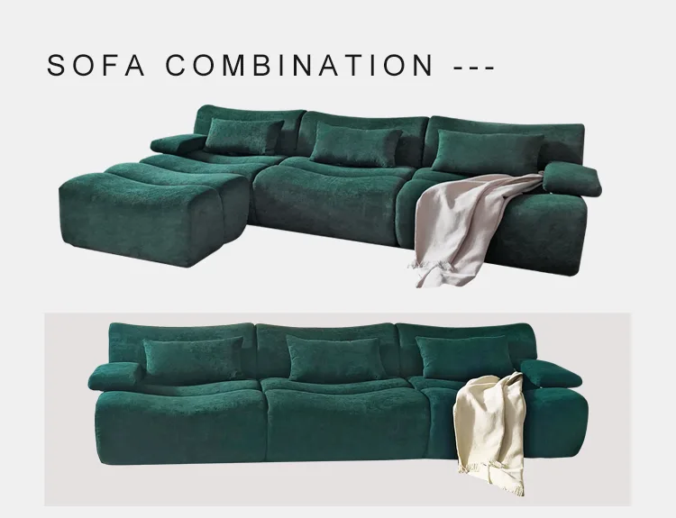 Sleek Chaise Lounge - Detail - KCK.CASA Compressed Sofa