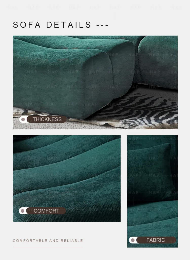 Sleek Chaise Lounge - Detail - KCK.CASA Compressed Sofa