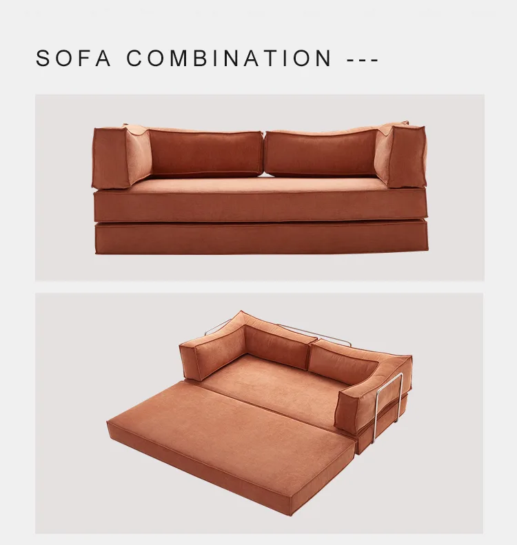 Sleek Two-Seat Sofa - Detail - KCK.CASA Compressed Sofa