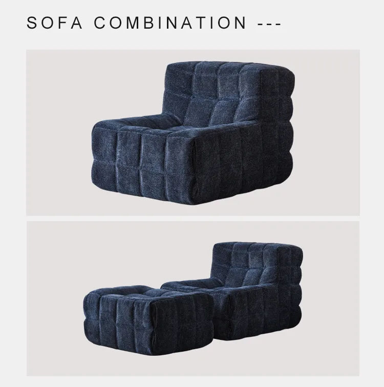 Compact Chaise Lounge - Detail - KCK.CASA Compressed Sofa