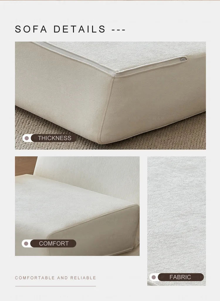 Sleek Three-Seat Sofa — specs & details