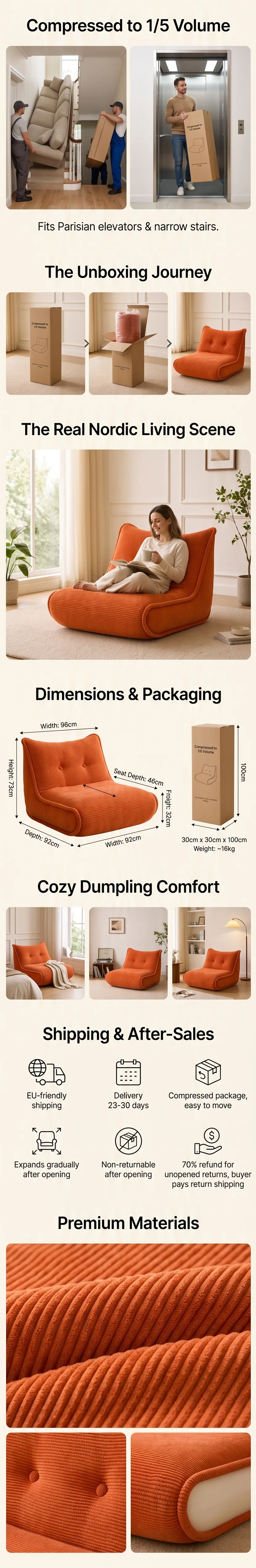 Dumpling Chair details