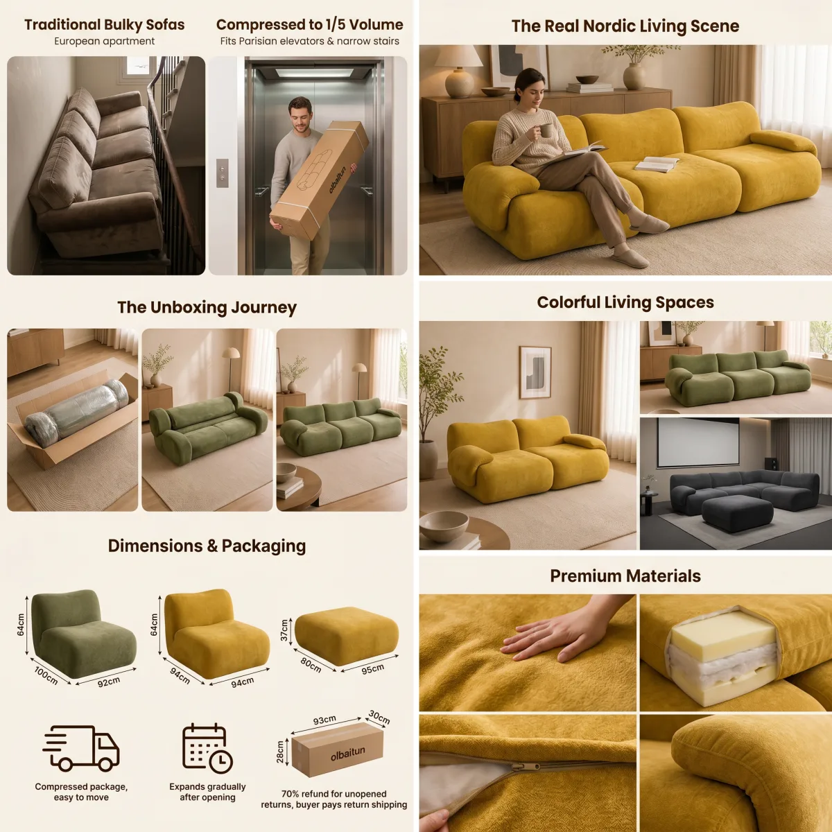 Remy Sofa details