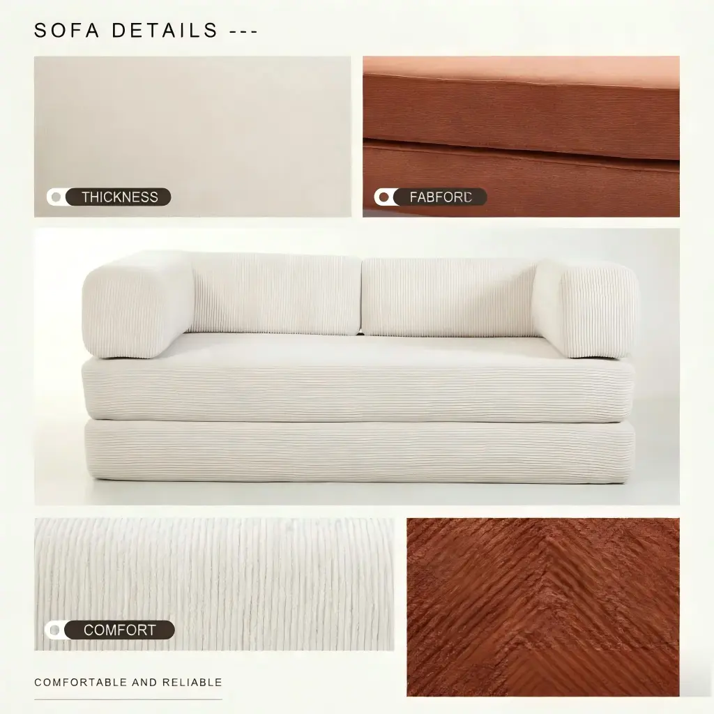 Sleek Two-Seat Sofa — specs & details