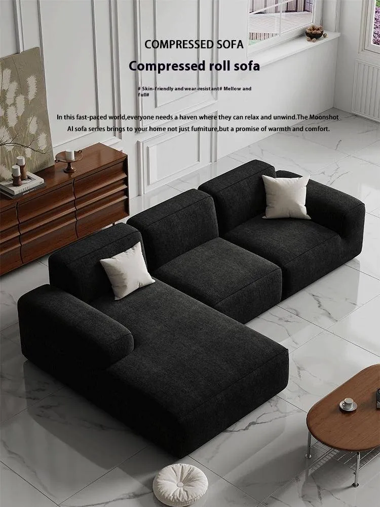 Big Black Cow Sofa — Modular Sofa | KCK.CASA