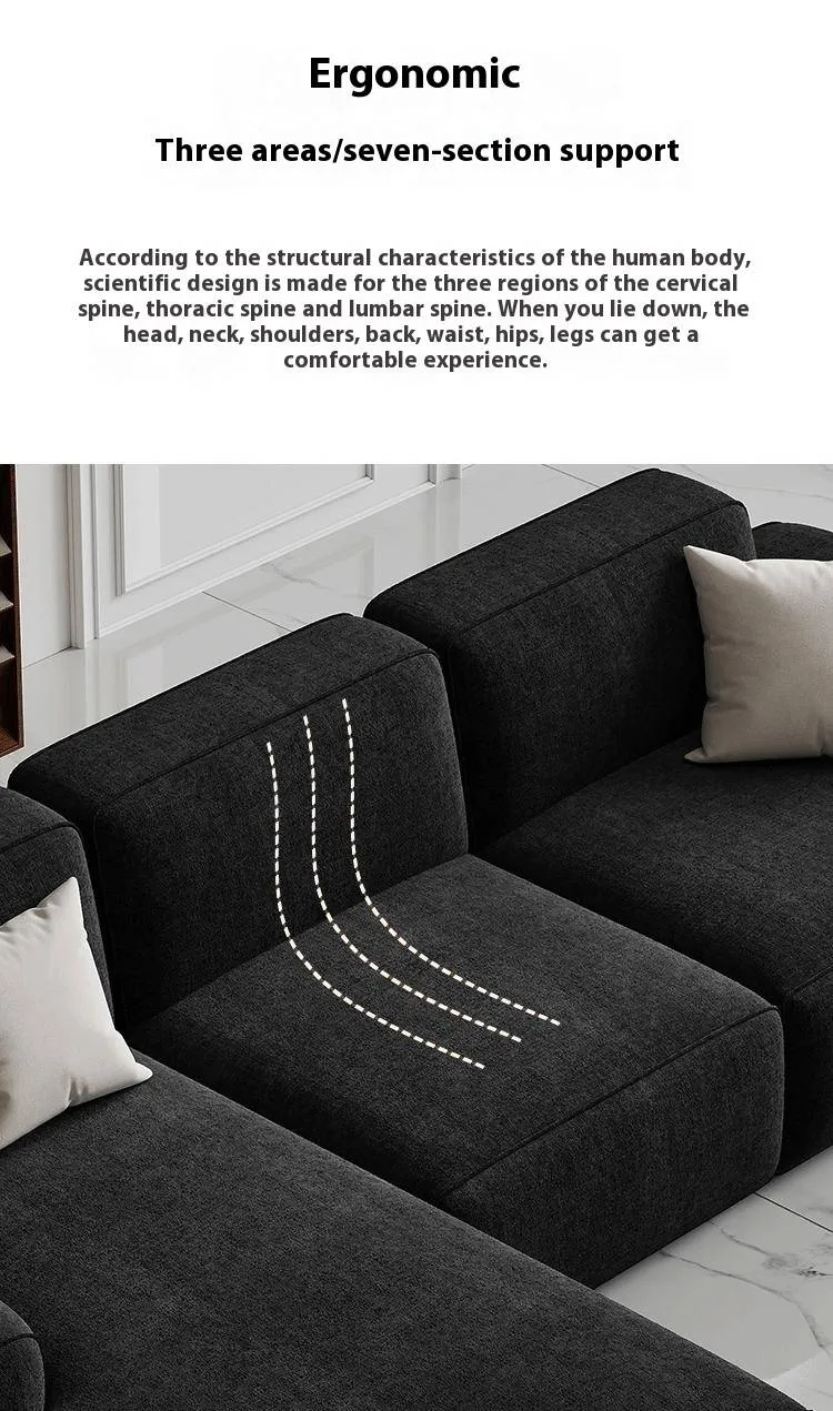 Big Black Cow Sofa — Modular Sofa | KCK.CASA