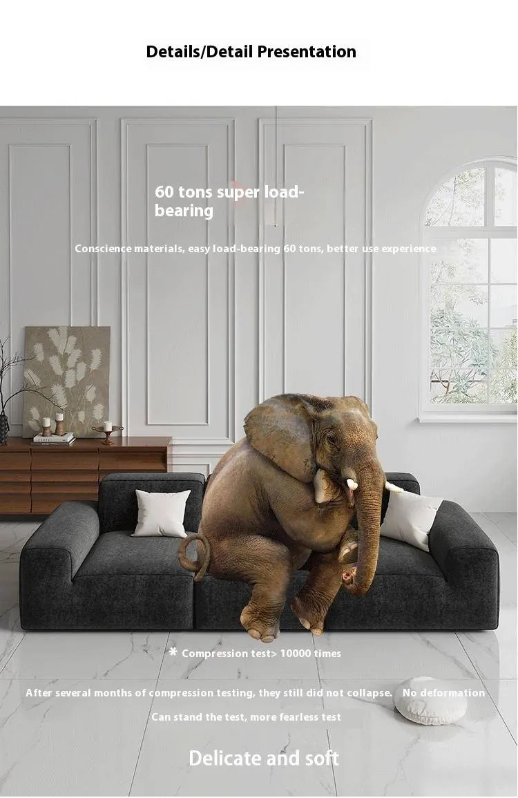 Big Black Cow Sofa — Modular Sofa | KCK.CASA