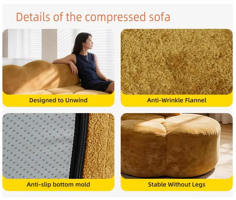 Caterpillar Sofa — Compressed Sofa | KCK.CASA