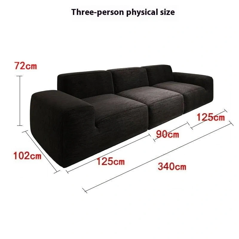 Big Black Cow Sofa — Modular Sofa | KCK.CASA