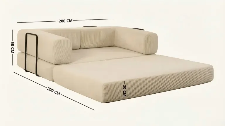 Sleek Two-Seat Sofa — specs & details