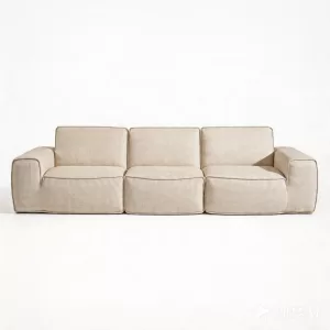 Big Black Cow Modular Compression Sofa